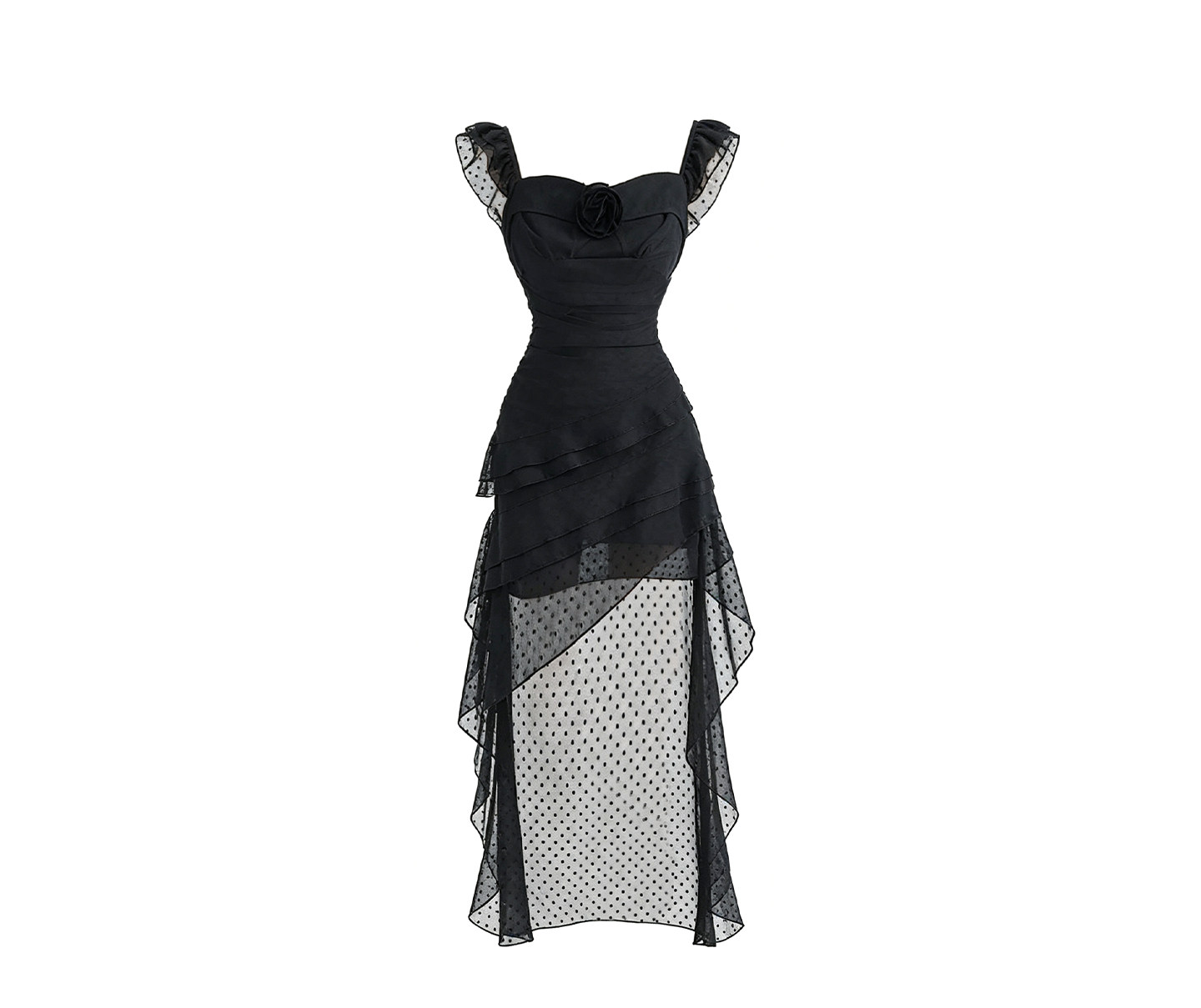 Asymmetric Resort Slip Dress