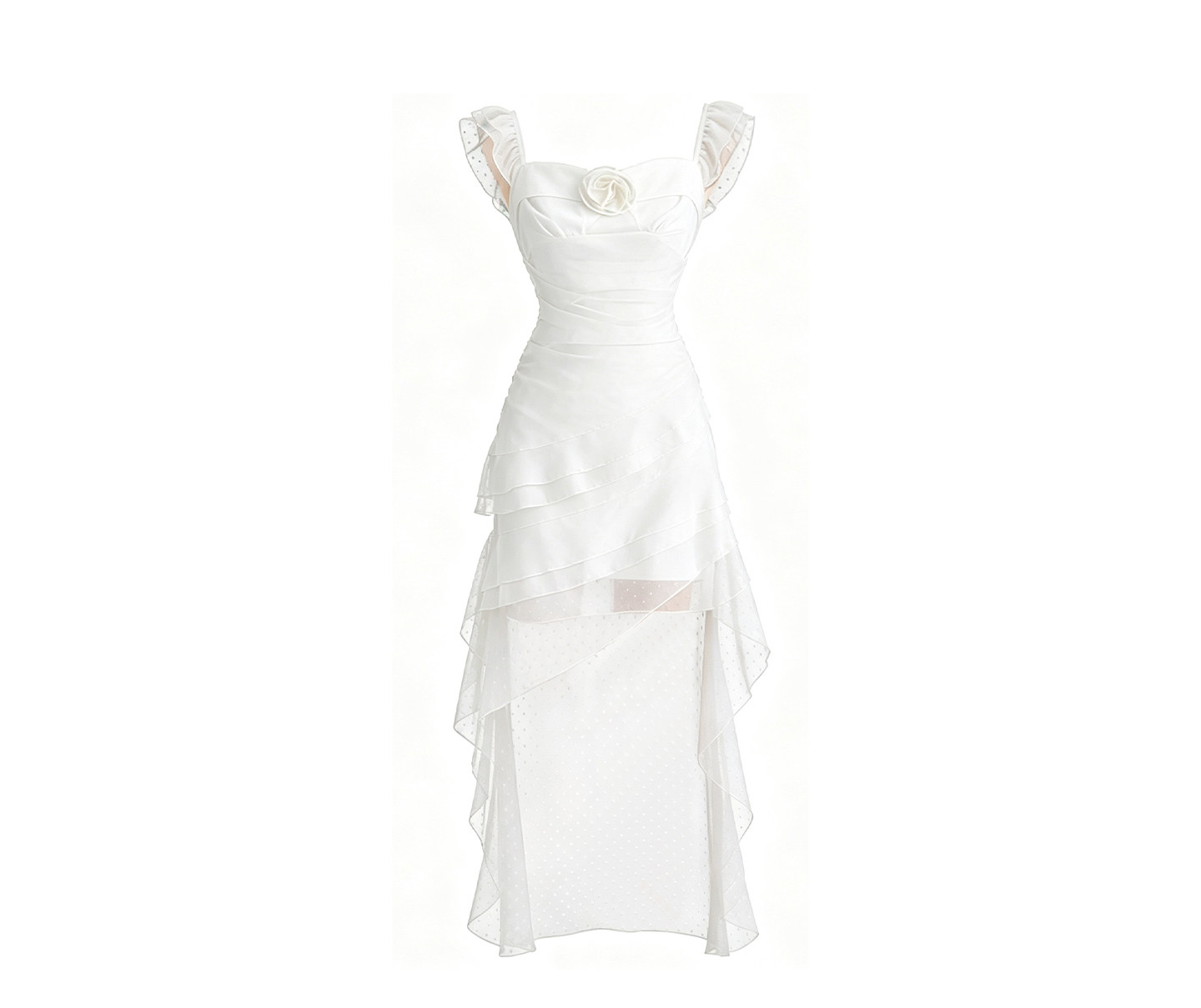Asymmetric Resort Slip Dress thumbnail 2