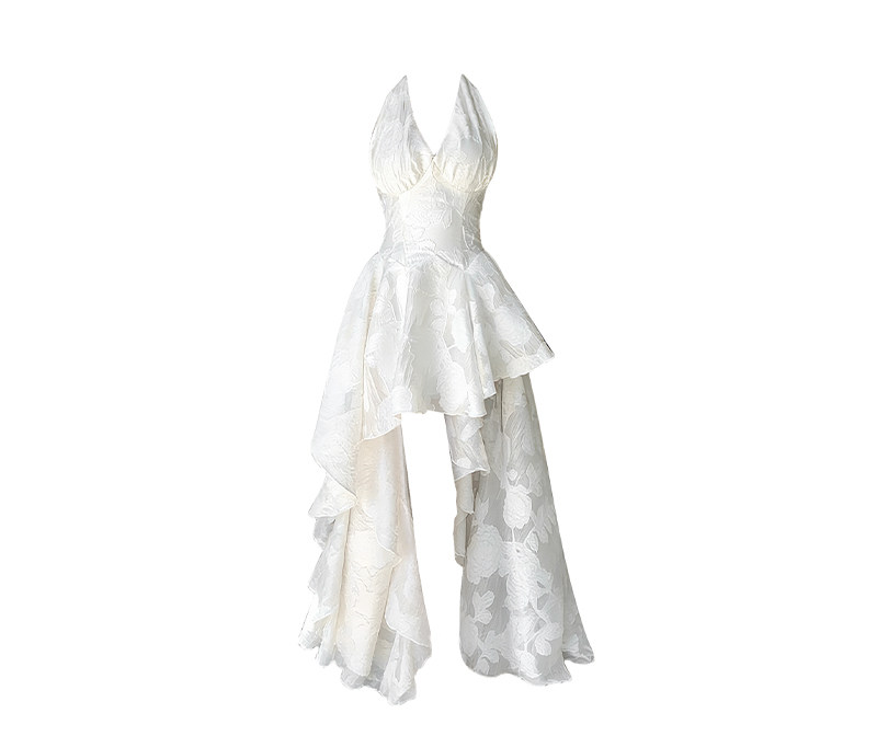 Yueying Liuli Tiered Gown