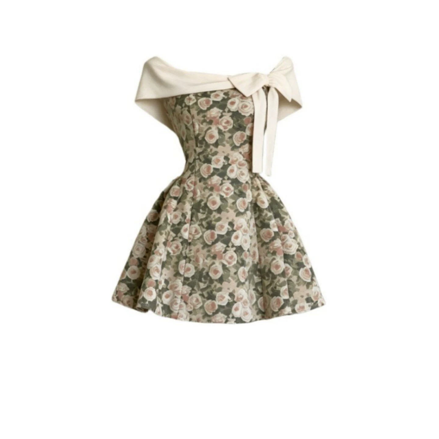 Monet Rose Bow Dress