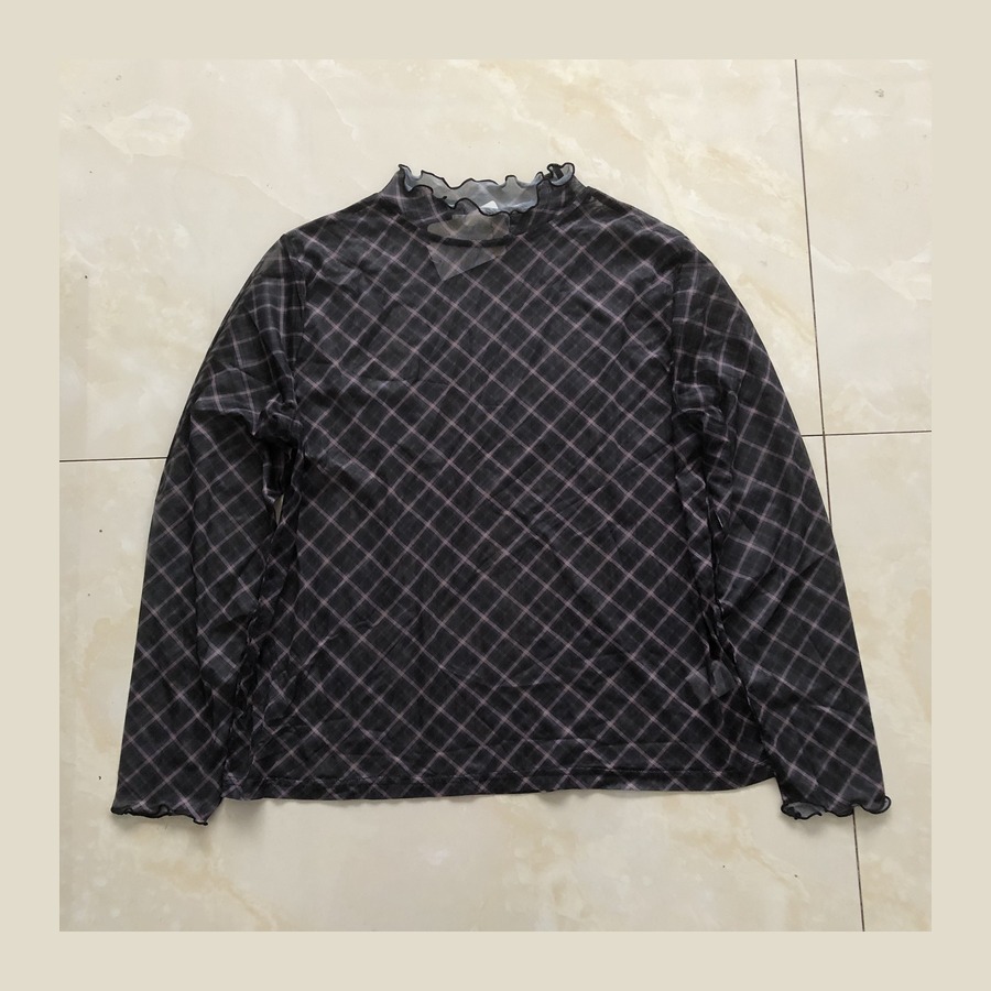 Refined Lace Textured Chiffon Blouse product image thumbnail 2