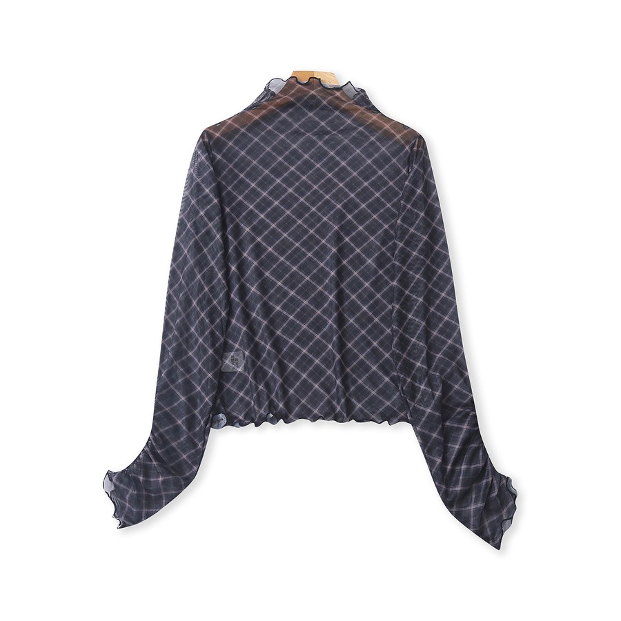 Sleek Textured Chiffon Blouse product image