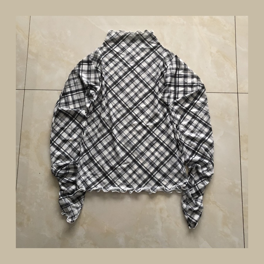 Sleek Textured Chiffon Blouse product image thumbnail 2