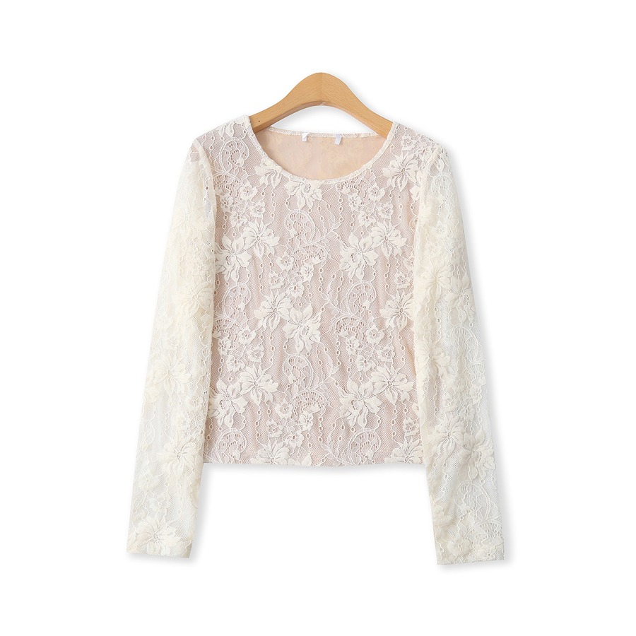 City Lace Textured Chiffon Blouse product image
