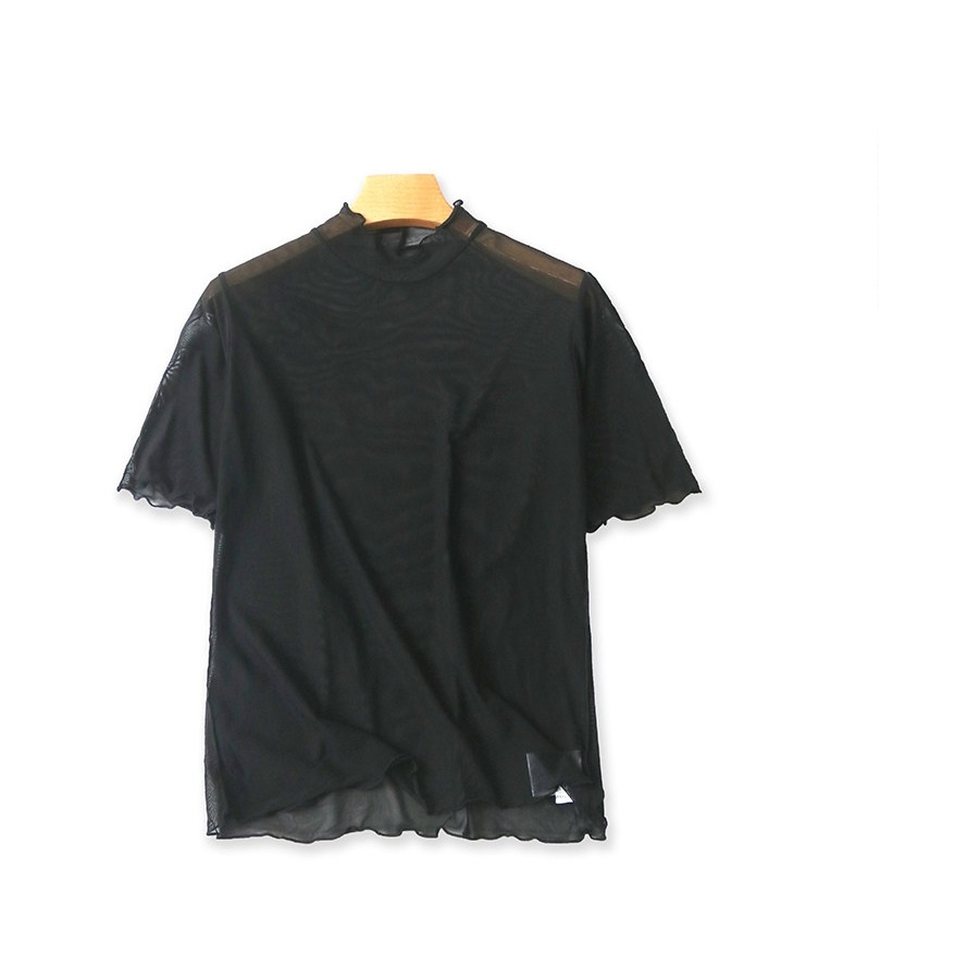 Tailored Lace Textured Chiffon Blouse product image