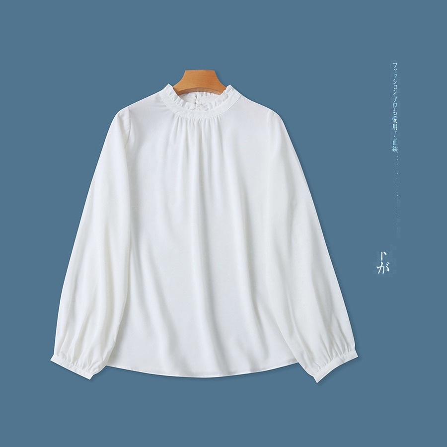 Clean Textured Chiffon Blouse product image thumbnail 2