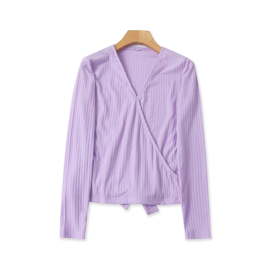 Soft V-Neck Relaxed Shirt Top product image