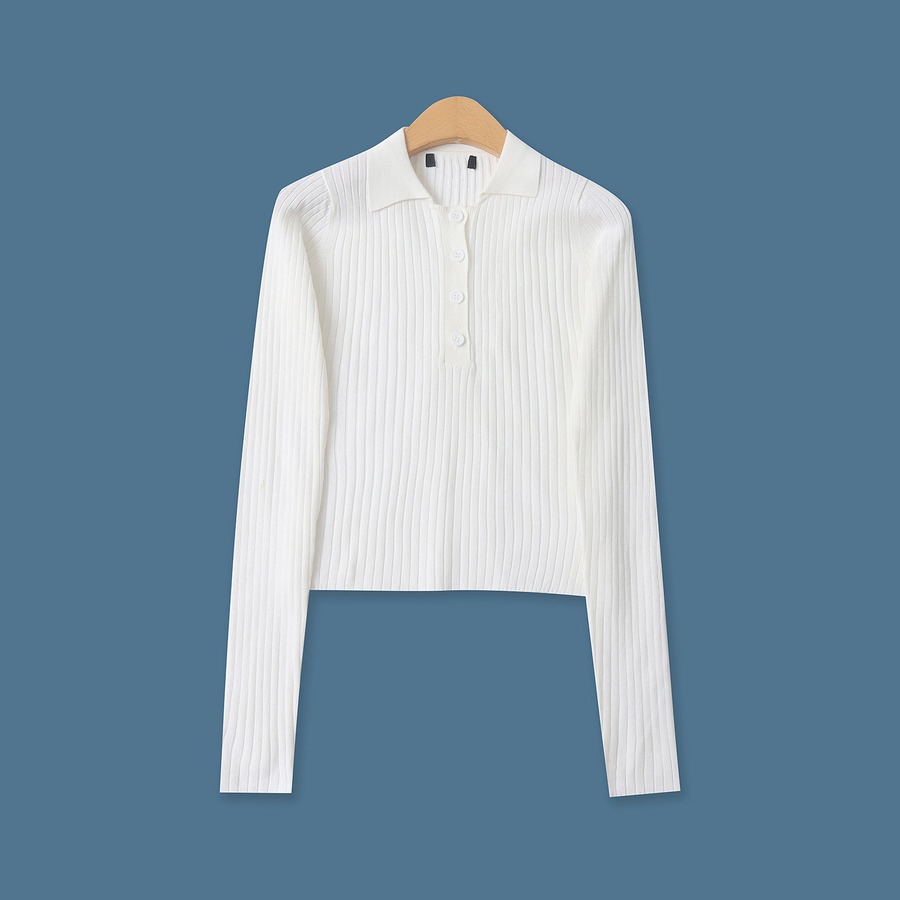 Airy Knit Relaxed Shirt Top product image