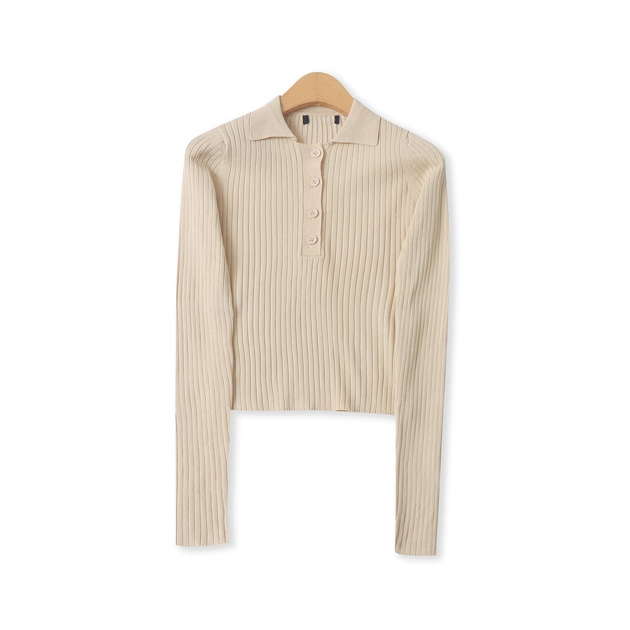 Airy Knit Relaxed Shirt Top product image thumbnail 3