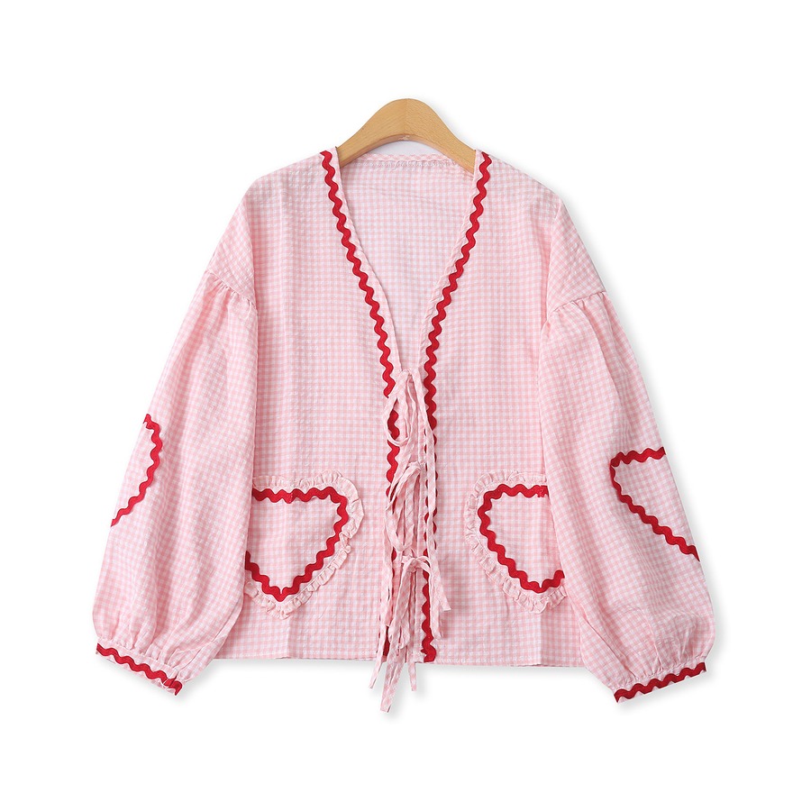 Studio Plaid Relaxed Shirt Top product image