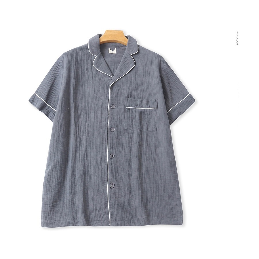 Textured Collared Relaxed Lounge Set product image